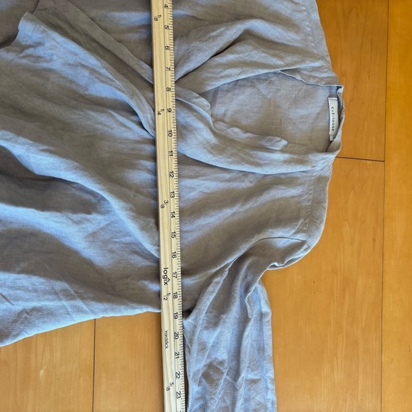 Cut Loose XS open front linen Lagenlook summer cardigan sweater jacket - Picture 5 of 9